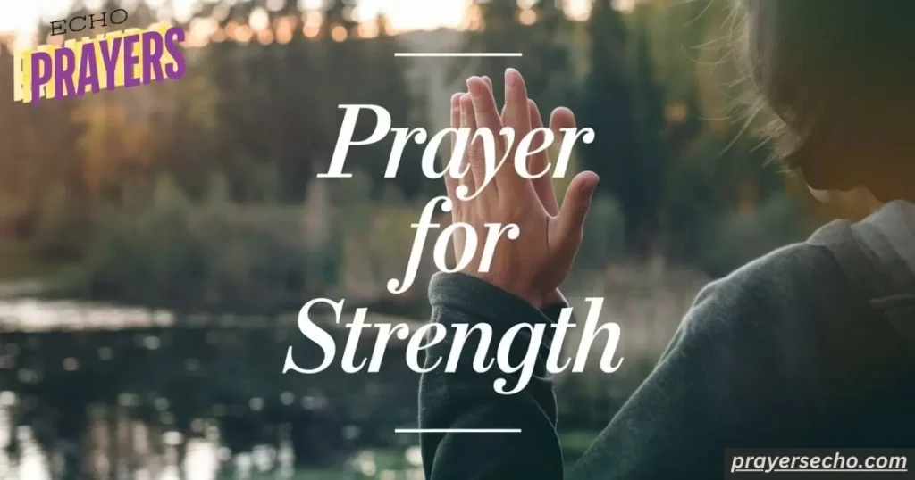 Prayer for Strength