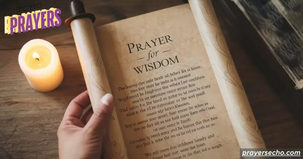 Prayer for Wisdom 