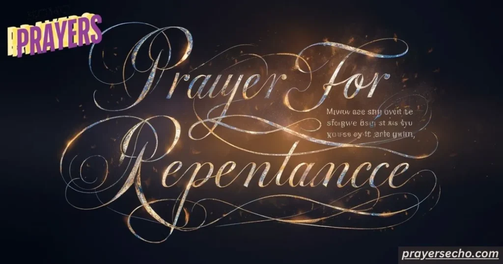 Prayer for Repentance