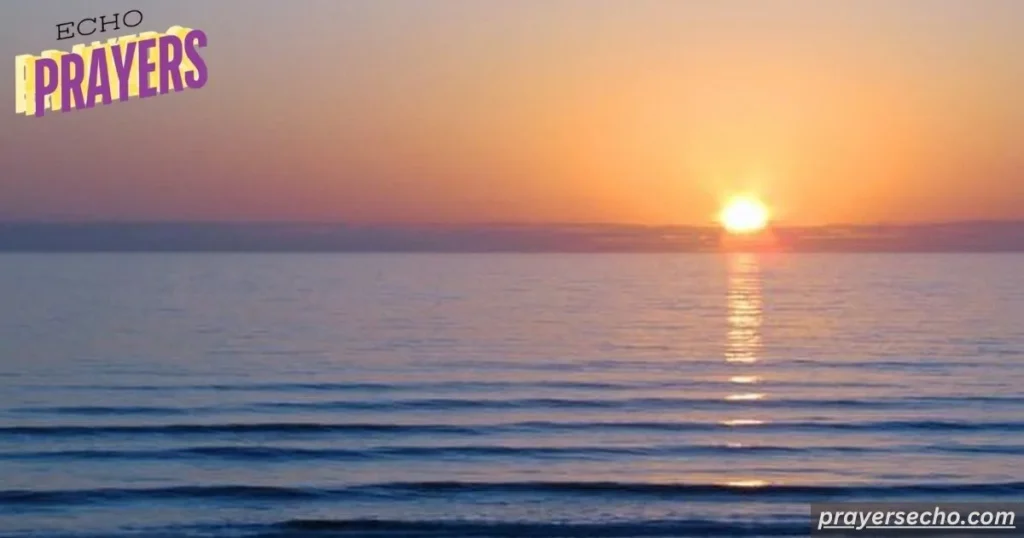 Sunbeam Over Ocean