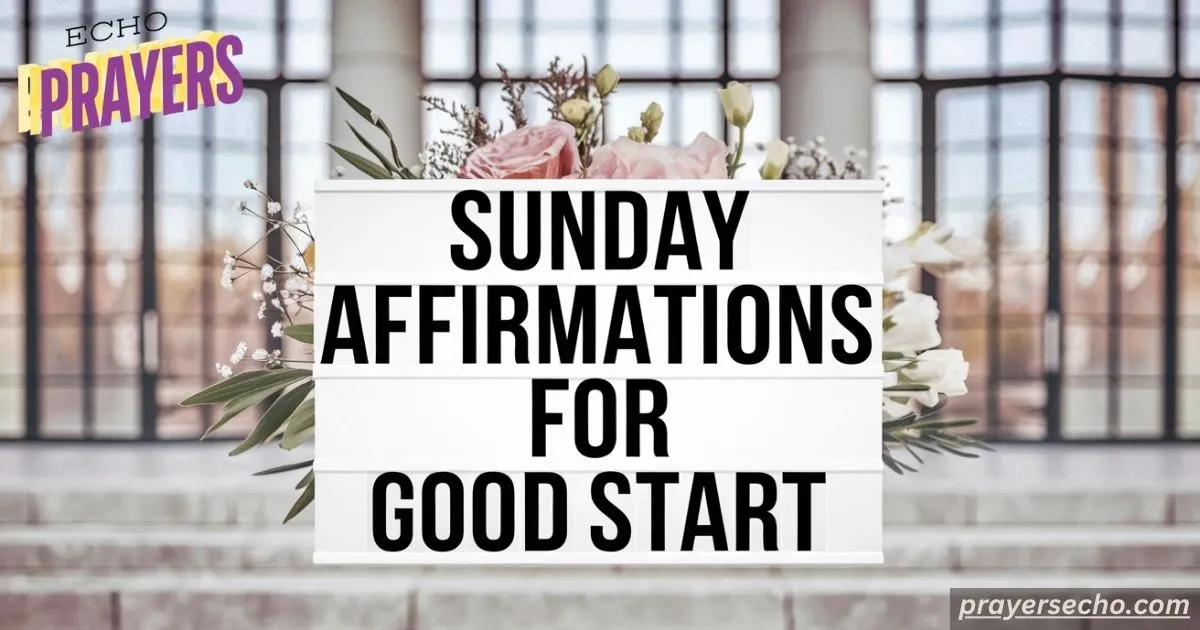 Sunday Affirmations