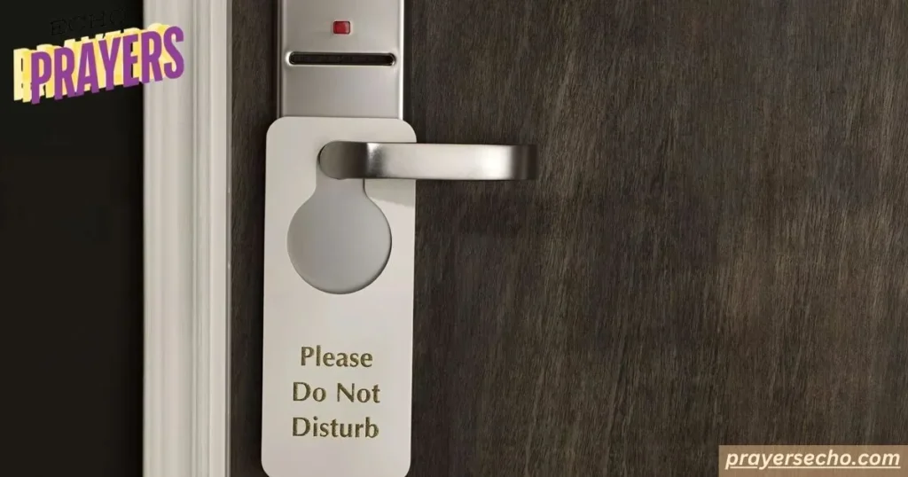 do not disturb