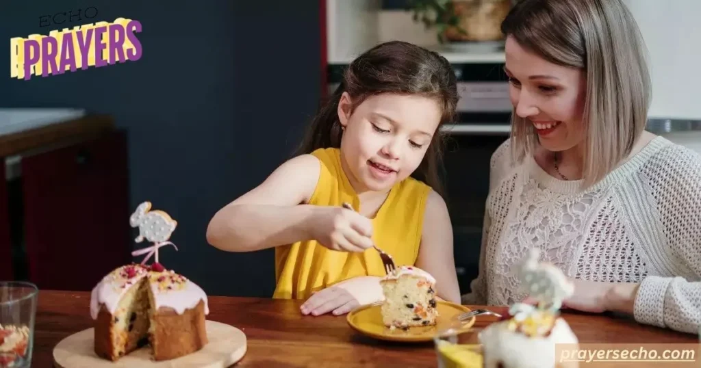 kid loves cake