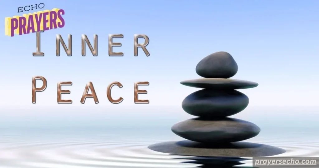 Finding inner peace.