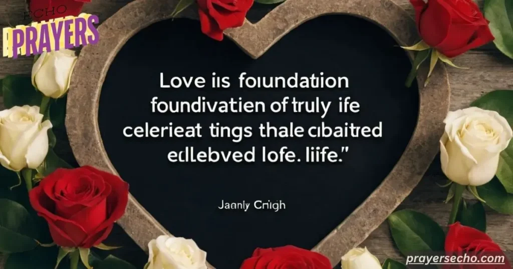  Love is the foundation