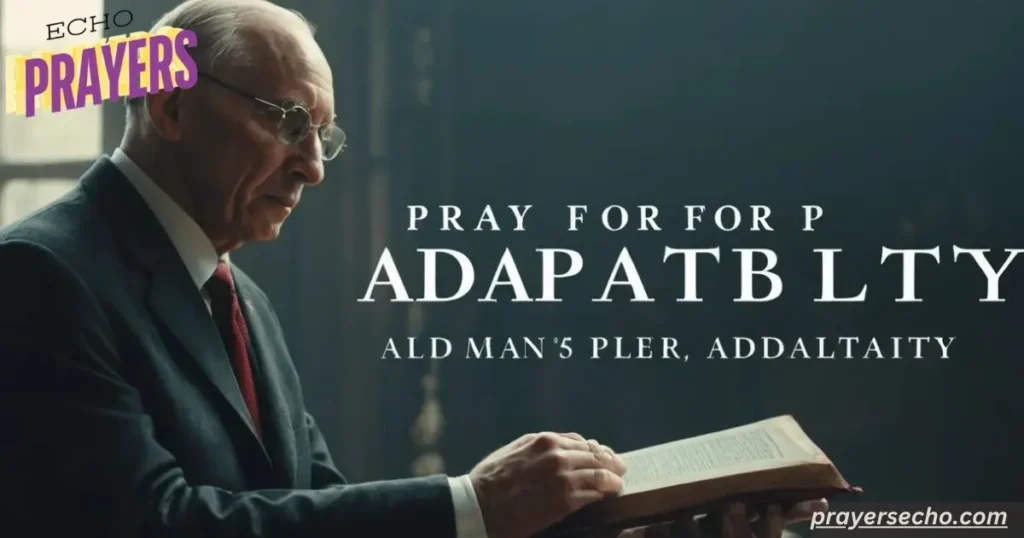 Pray for adaptability